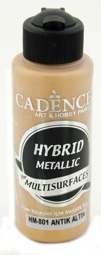 Cadence Hybrid Metallic Acrylic Paint - antique gold