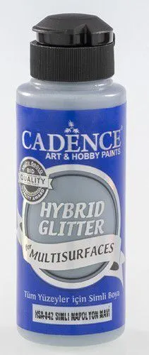 Cadence Hybrid Glitter Acrylic Paint - gold-napoleon blue