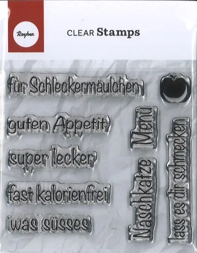 Rayher Clear Stamps Schleckerm�ulchen
