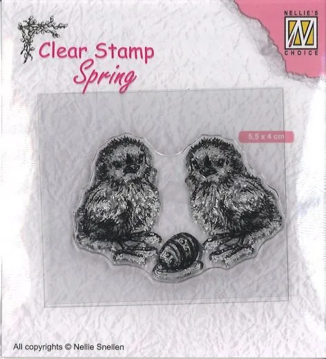 Clear Stamp Spring - Chicken and easter egg