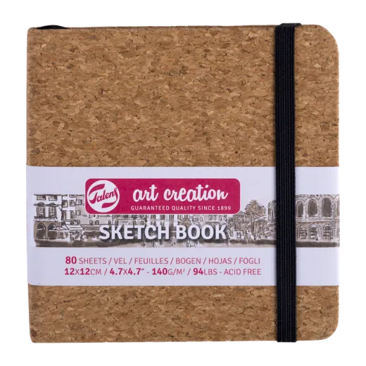 Talens Art Creation Sketch Book 12x12cm cork