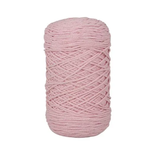 Braidy Recycling Garn, geflochten, 2mm � puderrosa