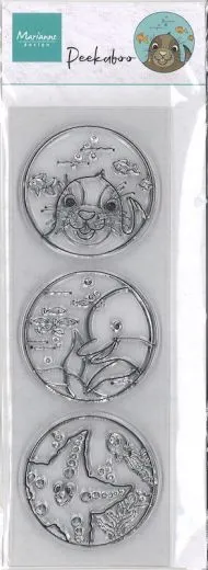 Marianne Design Clear Stamps Hettys Peek-a-boo - Ocean