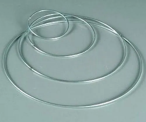 Metallring 4mm 50cm silber