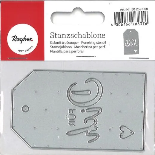 Stanzschablone Anh�nger F�r Dich