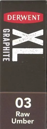 Derwent XL Gaphite Block - 03 raw umber (Restbestand)