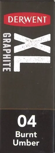 Derwent XL Gaphite Block - 04 burnt umber (Restbestand)