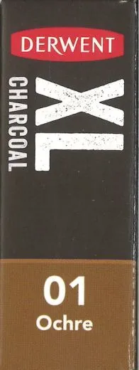 Derwent XL Charcoal Block - 01 ochre (Restbestand)