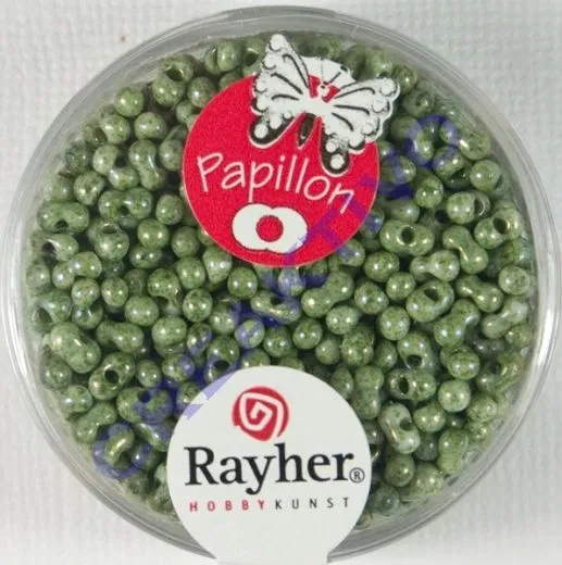 Papillon Rocailles 2x4 mm meergr�n (Restbestand)