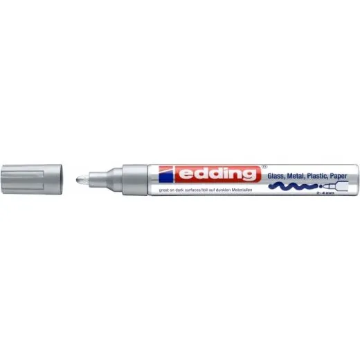 Edding 750 Glanzlackmarker 2-4mm silber