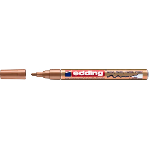 Edding 751 Glanzlackmarker 1-2mm kupfer