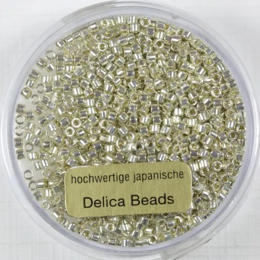 Pracht Delica Rocailles 2mm 4g silver