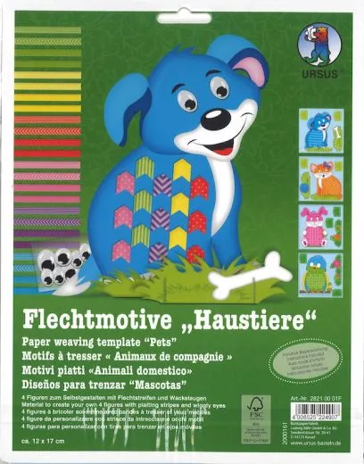 Flechtmotive Haustiere