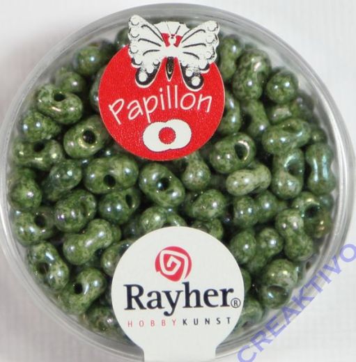 Papillon Rocailles 3,2x6,5mm meergrün