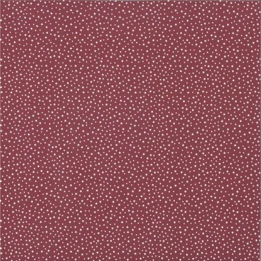 Scrapbook Papier Sterne & Streifen weihnachtsrot