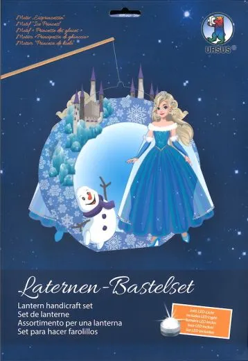 Laternen-Bastelset Eisprinzessin