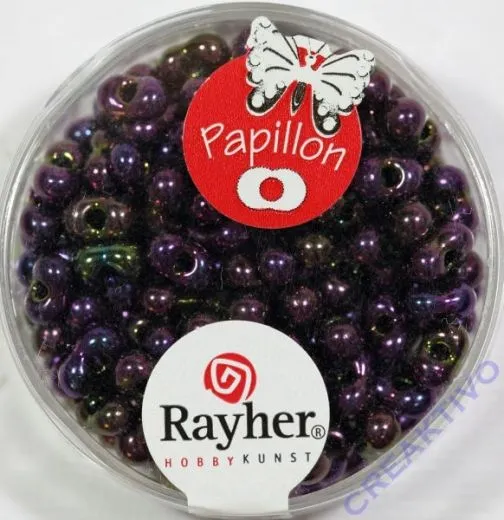 Papillon Rocailles 3,2x6,5mm amethyst