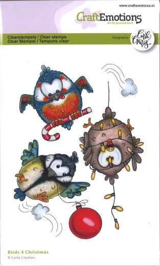 Craft Emotions Clearstamps A6 - Birds 4 Christmas