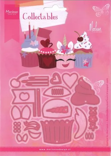 Marianne Design Collectables - Cupcakes by Marleen COL1481