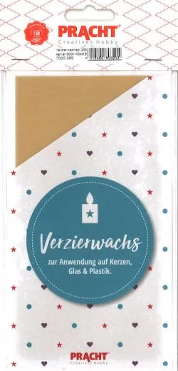 Pracht Wachsfolie, 20x10 cm, 2 St�ck, kamel