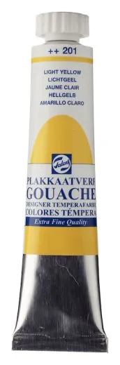 TALENS Gouache Extra Fine Quality Tube 20 ml Hellgelb 201