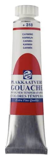 TALENS Gouache Extra Fine Quality Tube 20 ml Karmin 318