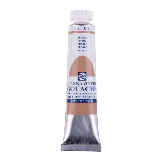 TALENS Gouache Extra Fine Quality Tube 20 ml Bronze 811