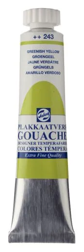 TALENS Gouache Extra Fine Quality Tube 20 ml Gr�ngelb 243