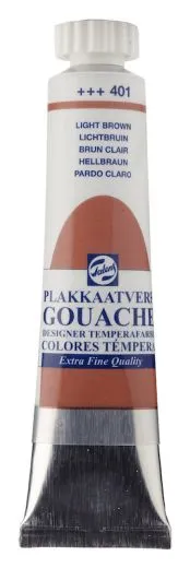 TALENS Gouache Extra Fine Quality Tube 20 ml Hellbraun 401
