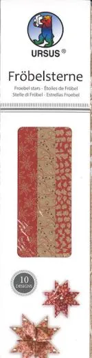 Fr�belternstreifen Kraftpapier/rot/wei�/schwarz