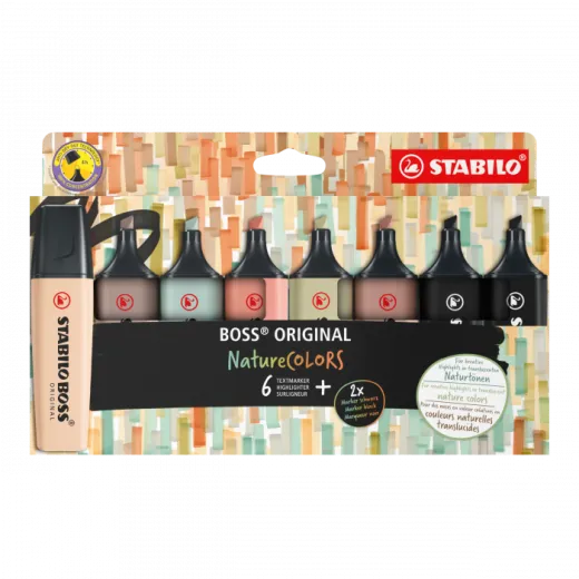 TEXTMARKER STABILO� BOSS� ORIGINAL NATURECOLORS