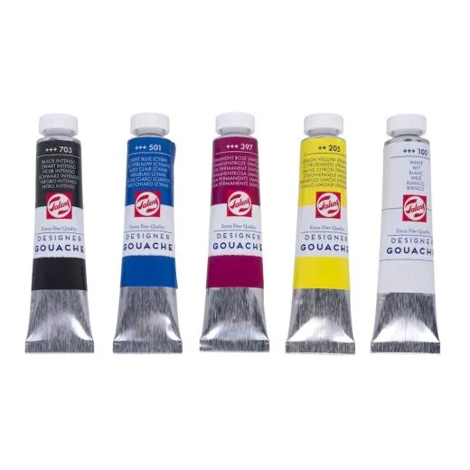 TALENS Gouache Extra Fine Mischset 5 x 20 ml