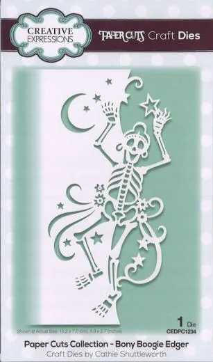 Paper Cuts Stanzschablone Bony Boogie Edger