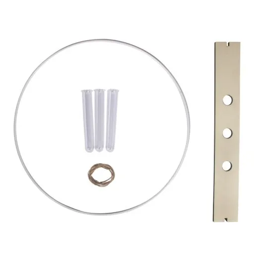 Bastelpackung Deko Ring + Holzboard