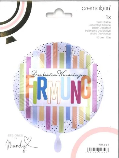 Folienballon Die besten W�nsche zur Firmung