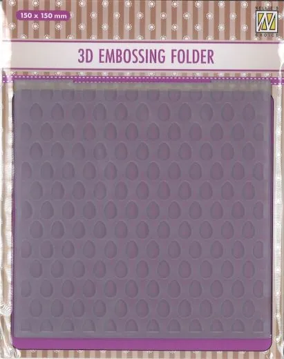 Nellie`s Choice 3d Embossing Folder Eier