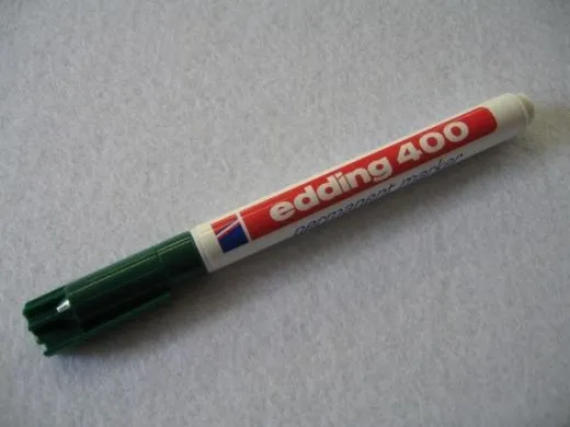 Edding 400 Permanent Marker 1mm gr�n