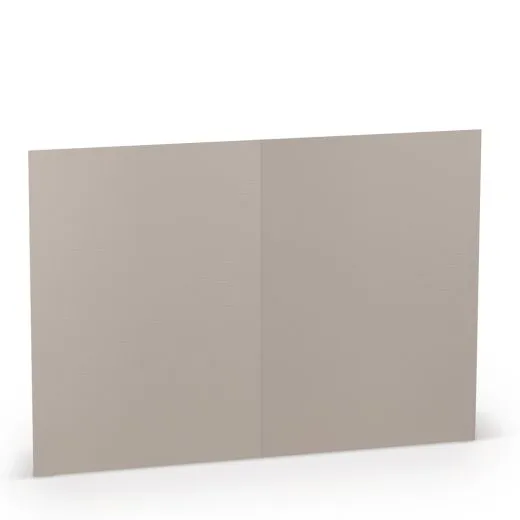 Karte B6 Hochformat taupe