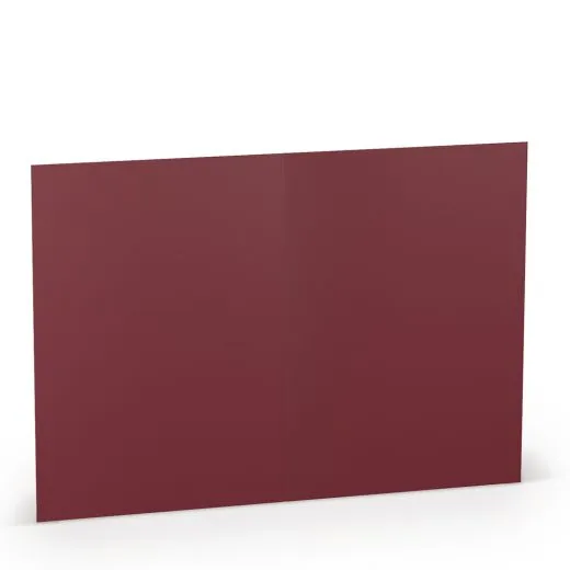 Karte B6 Hochformat bordeaux