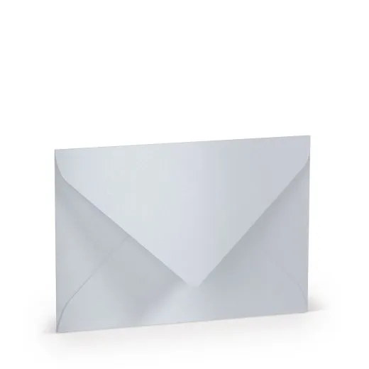 Umschlag B6 wei� metallic