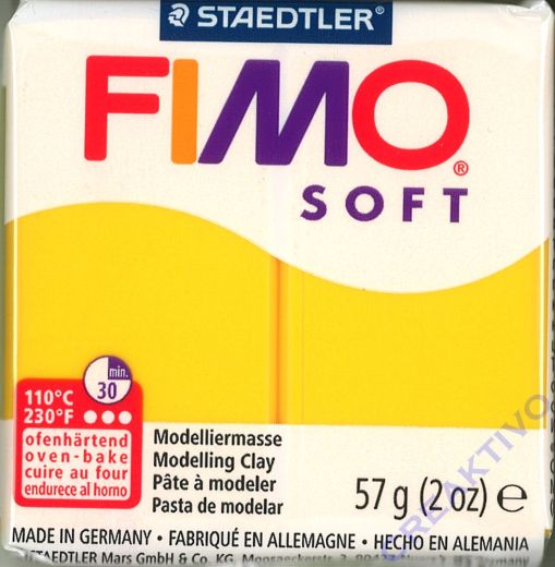 Fimo Soft Modelliermasse 57g sonnengelb