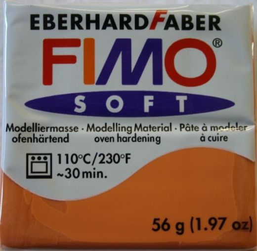 Fimo Soft Modelliermasse 56g cognac