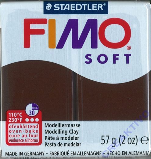 Fimo Soft Modelliermasse 57g schoko