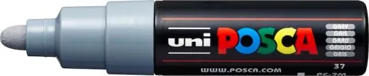 Marker Uni Posca PC-7M, 4,8 - 5,5, grau (37)