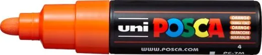 Marker Uni Posca PC-7M, 4,8 - 5,5, orange (3)