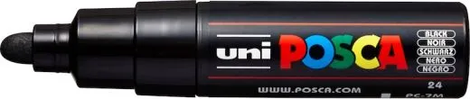 Marker Uni Posca PC-7M, 4,8 - 5,5, schwarz (24)