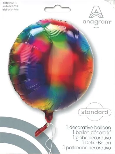 Folienballon rund irisierend
