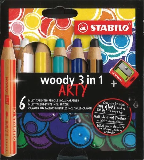 STABILO� woody Arty 3 in 1 Etui incl. Anspitzer