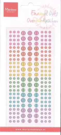 Decoration Enamel Dots - over the rainbow - 198 St�ck selbstklebend