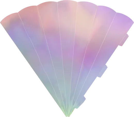 Schult�te 69cm irisierend